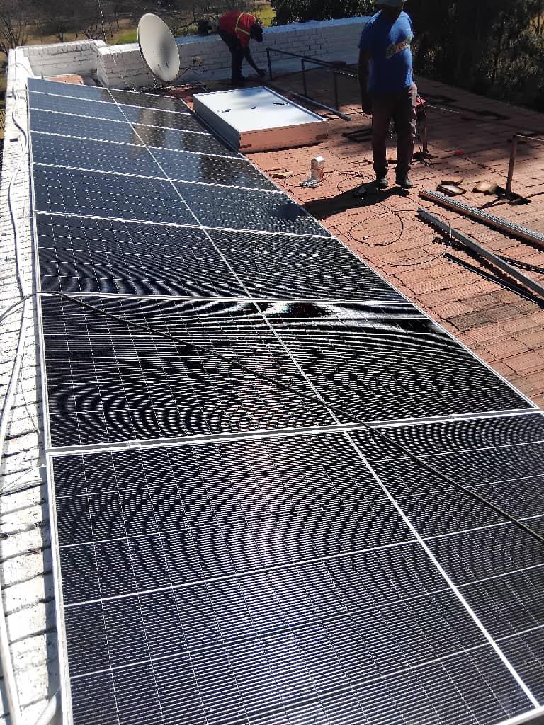 Solar panel rooftop installation by QL Electricals